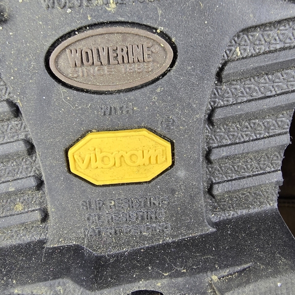 WOLVERINE BLACKTAIL MEN'S WORK 6"LACE UP BOOT Size 12EW Soft Toe Heavy Duty - Picture 12 of 13